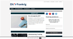Desktop Screenshot of ditfrankrig.dk